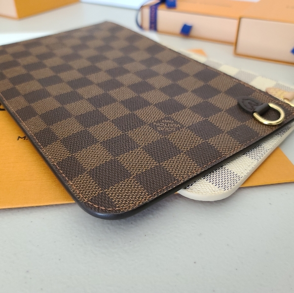 Louis Vuitton Neverfull Pochete Damier Ebene pink - Picture 4 of 15